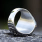 2023 New 316L Stainless Steel Viking Raven Turkish Stone Ring CZ Ring for Men High Quality Zircon Jewelry for Gift Free Shipping
