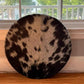 Native American Style Shamanic Drum, Goat Natural Hide with Hair, Cedar Wood Frame