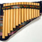 15 Pipes Panflute Beginners Panflute Natural Bamboo Panflute Tuned Case Included