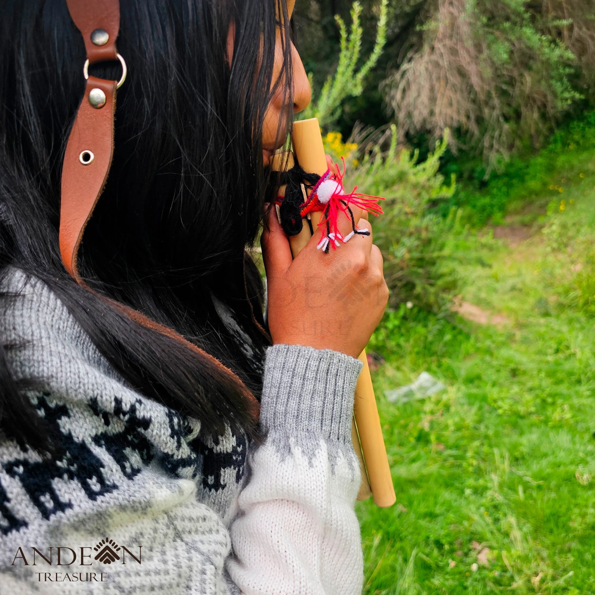 Authentic Handmade Bamboo Pan Flute, Pan Flute with 13 Feet Pipes/Professional Pan Flute/Wind Instrument/Handmade PIPES