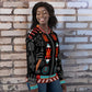 Navajo Art Unisex Bomber Jacket - Native American Culture Sand Painting