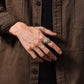 925 Sterling Silver Male Ring Finger Eagle Open Ring for Women Men Fashion Unique Animal Punk Fine Jewelry Circle Gift