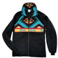 Native American Aztec Fleece Jacket, Men or Women Winter Coat, SOUTHWEST Print, Unisex Sizes, inside Zip Pocket. Choose Your Size XS - XXL