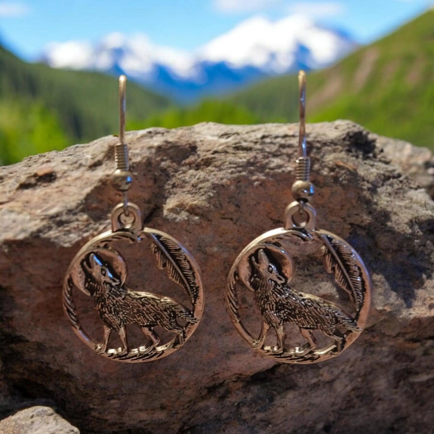 Howling Wolf Earrings