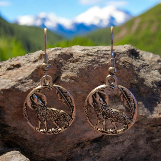 Howling Wolf Earrings
