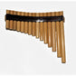 15 Pipes Panflute Beginners Panflute Natural Bamboo Panflute Tuned Case Included
