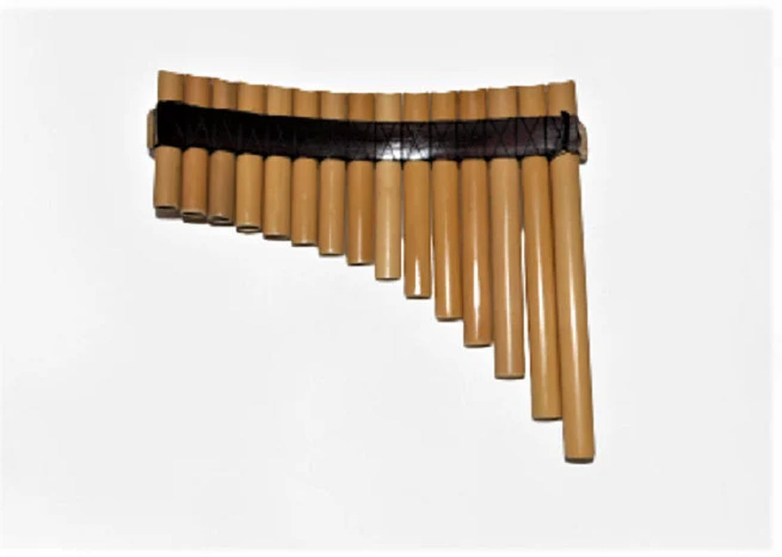 15 Pipes Panflute Beginners Panflute Natural Bamboo Panflute Tuned Case Included