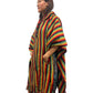 Heavy Cotton Hooded Hoodie Poncho | 100 Percent Cotton - Handmade in Nepal| One Size - Multicolor | Thick Breathable - Kangaroo Pockets