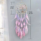 Dream Catcher Crystal Tree of Life Wind Chimes Nordic Hand-Woven Feathers Bedroom Hanging Ornaments Wall Decor Festival Gifts