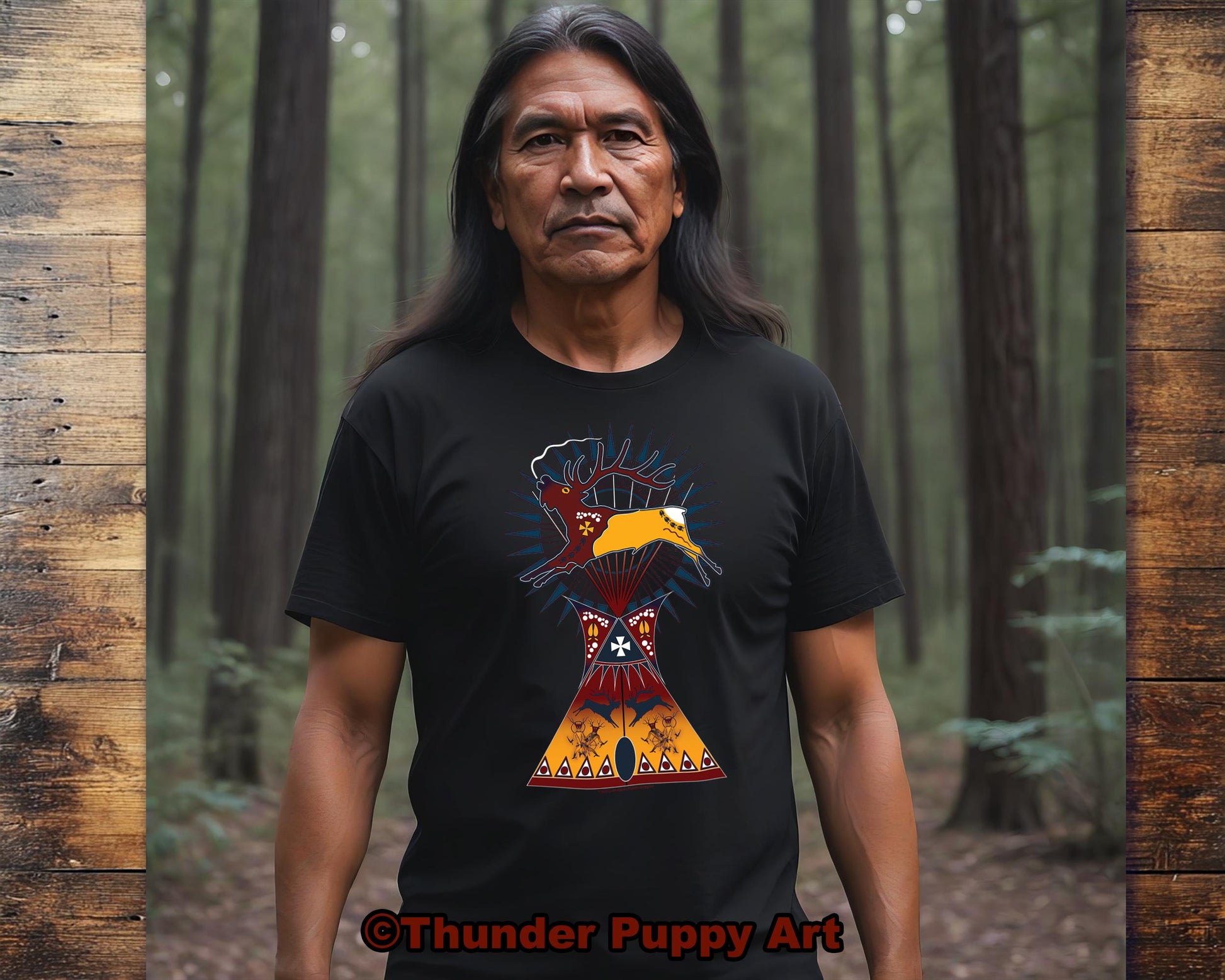 Native American Shirt,Elk Dreamers Lodge,Tipi, Pow Wow, Portion Donated. MMIW, Native Hope, Lakota, Unisex T-Shirt
