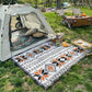 1Pc Durable Vintage Camping Blanket - Perfect for Outdoor Picnics, Tear Resistant Polyester Fiber, Machine Washable