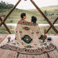 1Pc Durable Vintage Camping Blanket - Perfect for Outdoor Picnics, Tear Resistant Polyester Fiber, Machine Washable