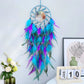 Dream Catcher Tree of Life Crystal Hand-Woven Feathers Wind Chimes Wall Hangings for Bedroom Creative Festival Gifts Home Decor