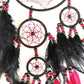1Pc Vibrant Bohemian Handmade Feather Dream Catcher - Perfect for Christmas or Fairy Tale Themed Rooms, Feather Decor