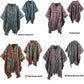 Hooded Poncho Woven 100% Cotton Soft Brushed Warm Hoodie