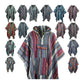 Hooded Poncho Woven 100% Cotton Soft Brushed Warm Hoodie