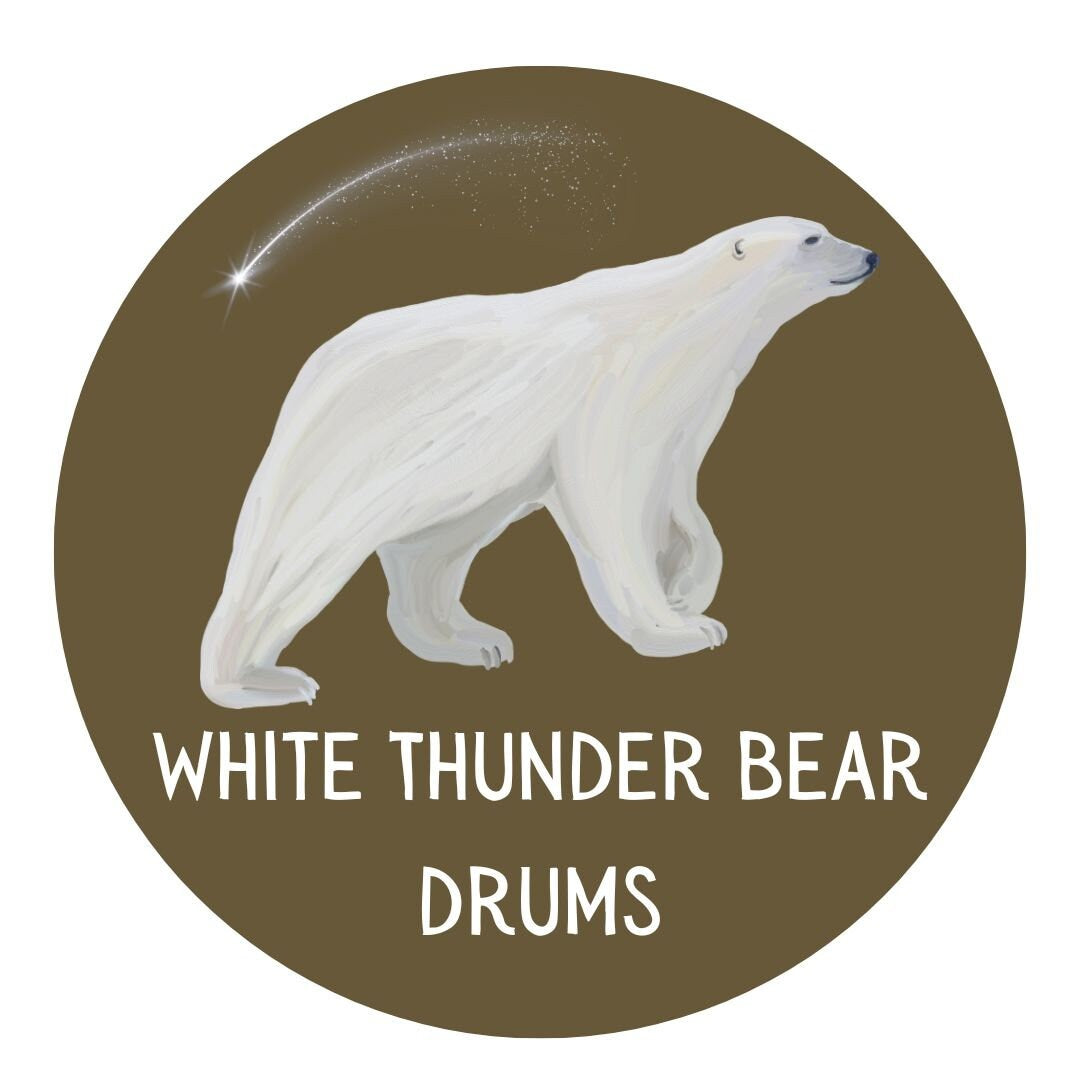 12" Elk Hide Drum, Shaman Drum