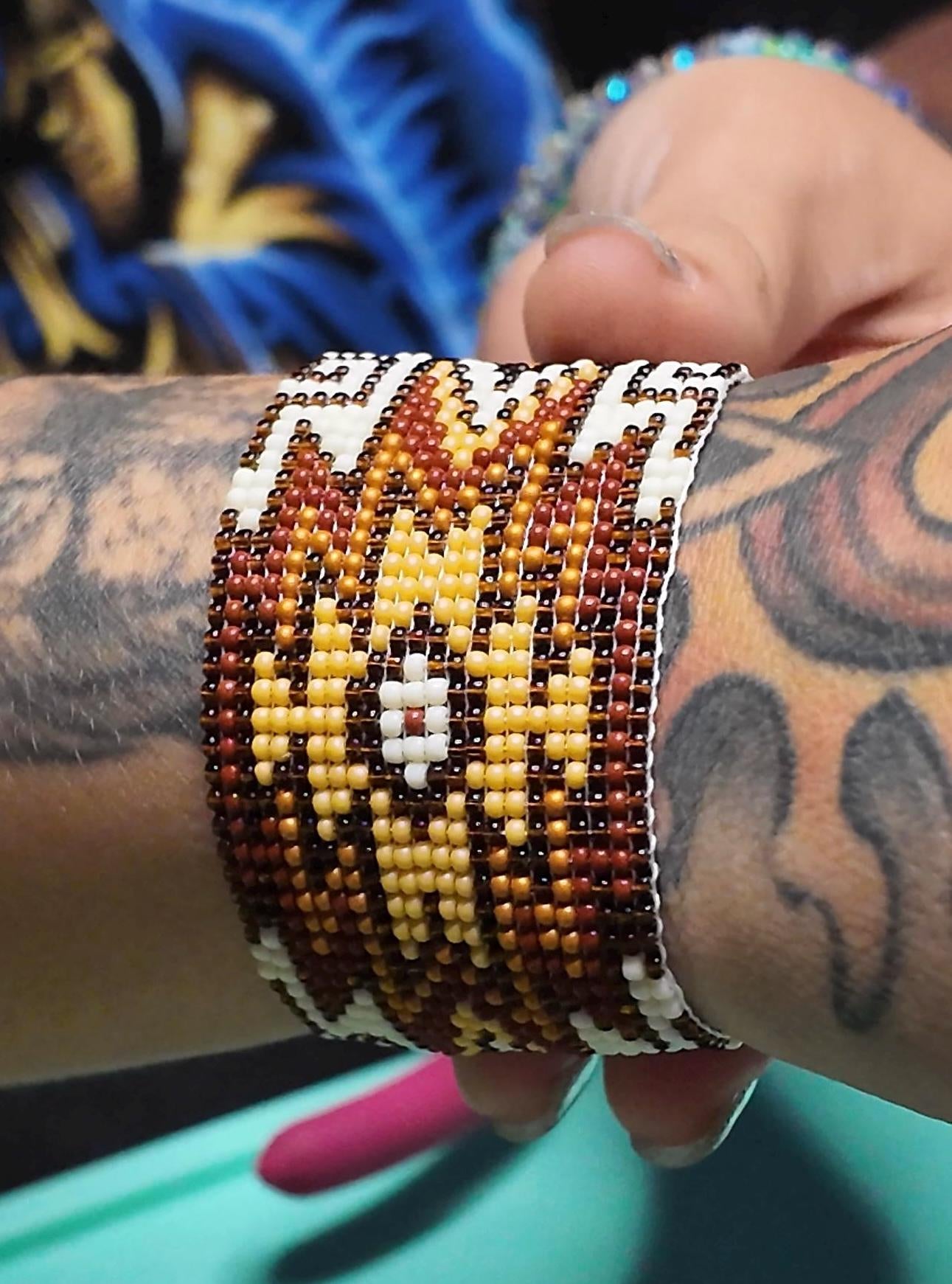 Native Autumn Beaded Bracelet
