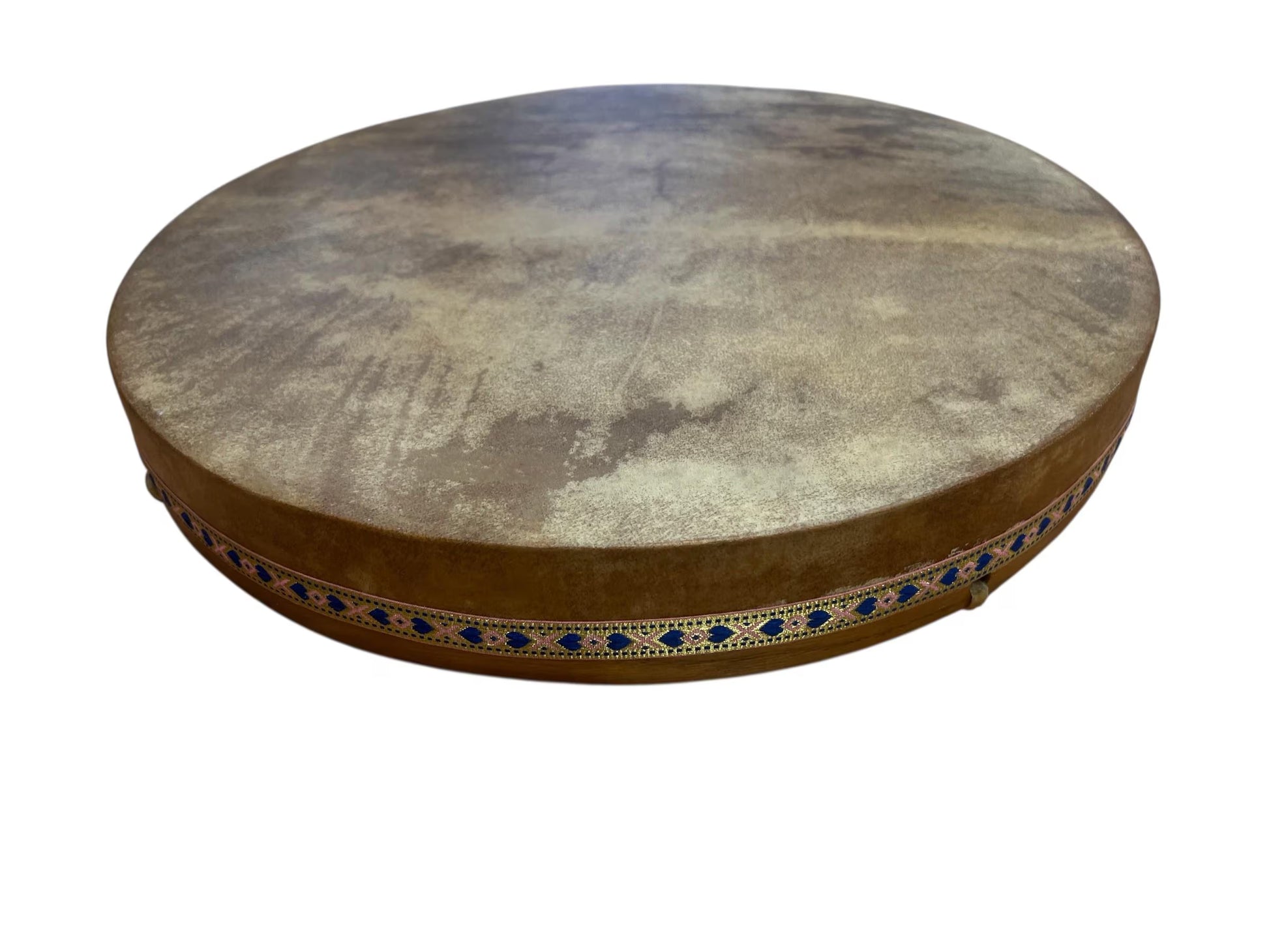Shaman Drum round 16" 20" with Goat Skin, Frame Drum, Handmade Native American Style Drum