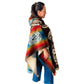 Alpaca Handmade Poncho | Catrina Skull Mexican Day of the Dead | Men or Women | Genuine Alpaca Wool One Size