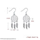 Hot High Quality 925 Sterling Silver Dream Catcher Feathers Earrings for Women Fashion Party Wedding Accessories Jewelry Gifts