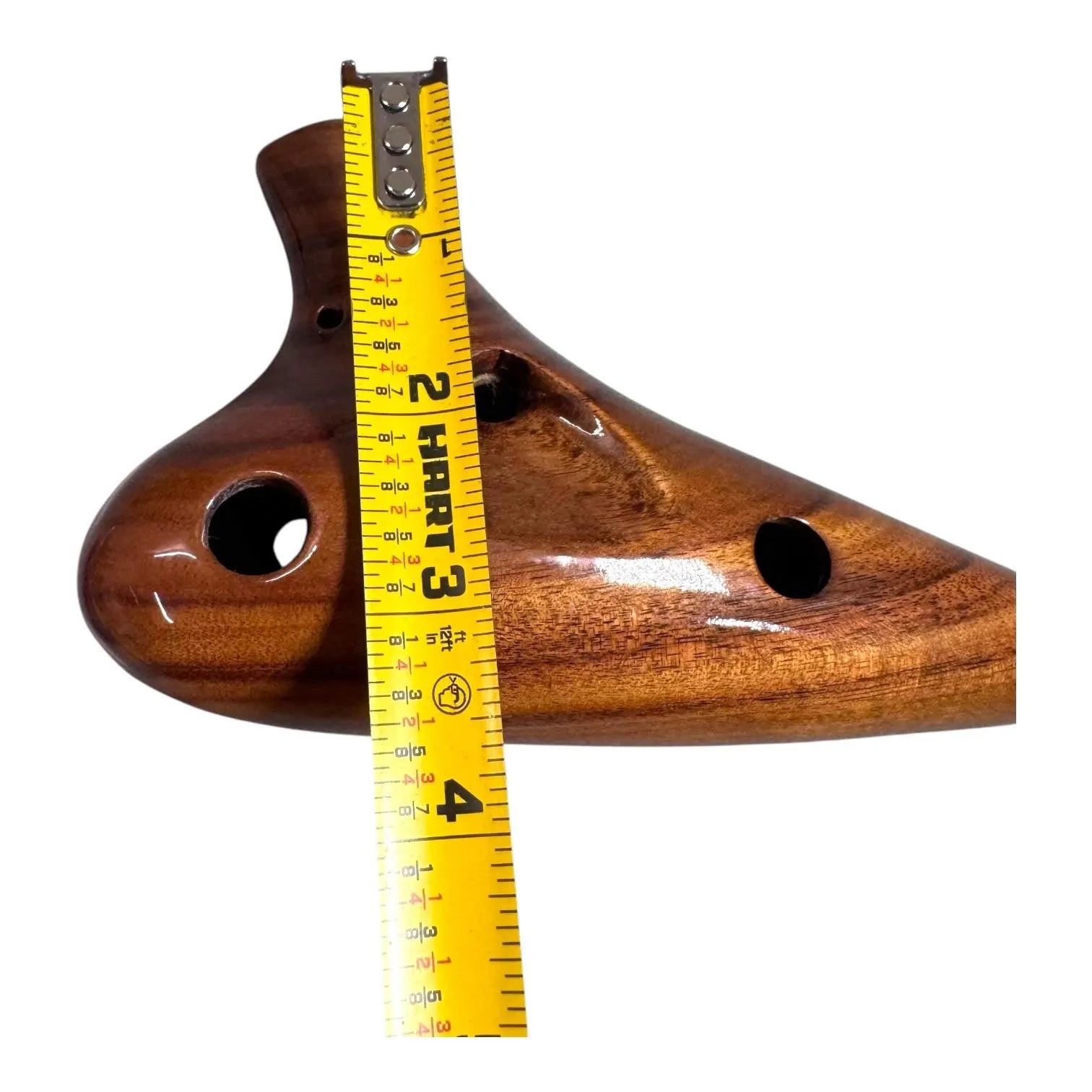 Vtg 12 Hole Wooden Ocarina Alto C Acacia Wood Tenor C Ocarina Music Instrument