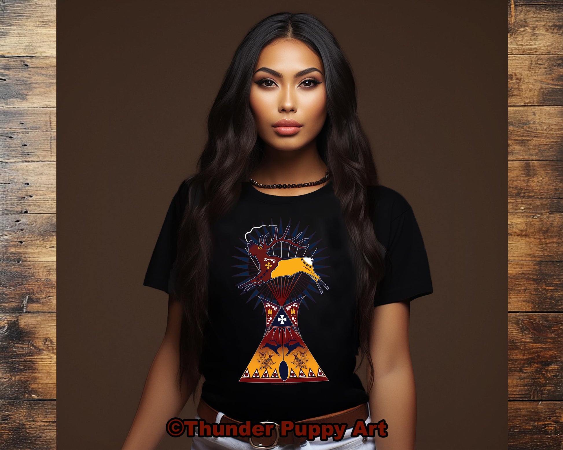 Native American Shirt,Elk Dreamers Lodge,Tipi, Pow Wow, Portion Donated. MMIW, Native Hope, Lakota, Unisex T-Shirt