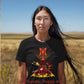 Native American Shirt, Peyote Lodge, Water Bird, Portion Donated, Shamanic Art, Peyote Fan, MMIW, Orange Shirt Day, Unisex Short Sleeve Tee