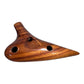 Vtg 12 Hole Wooden Ocarina Alto C Acacia Wood Tenor C Ocarina Music Instrument
