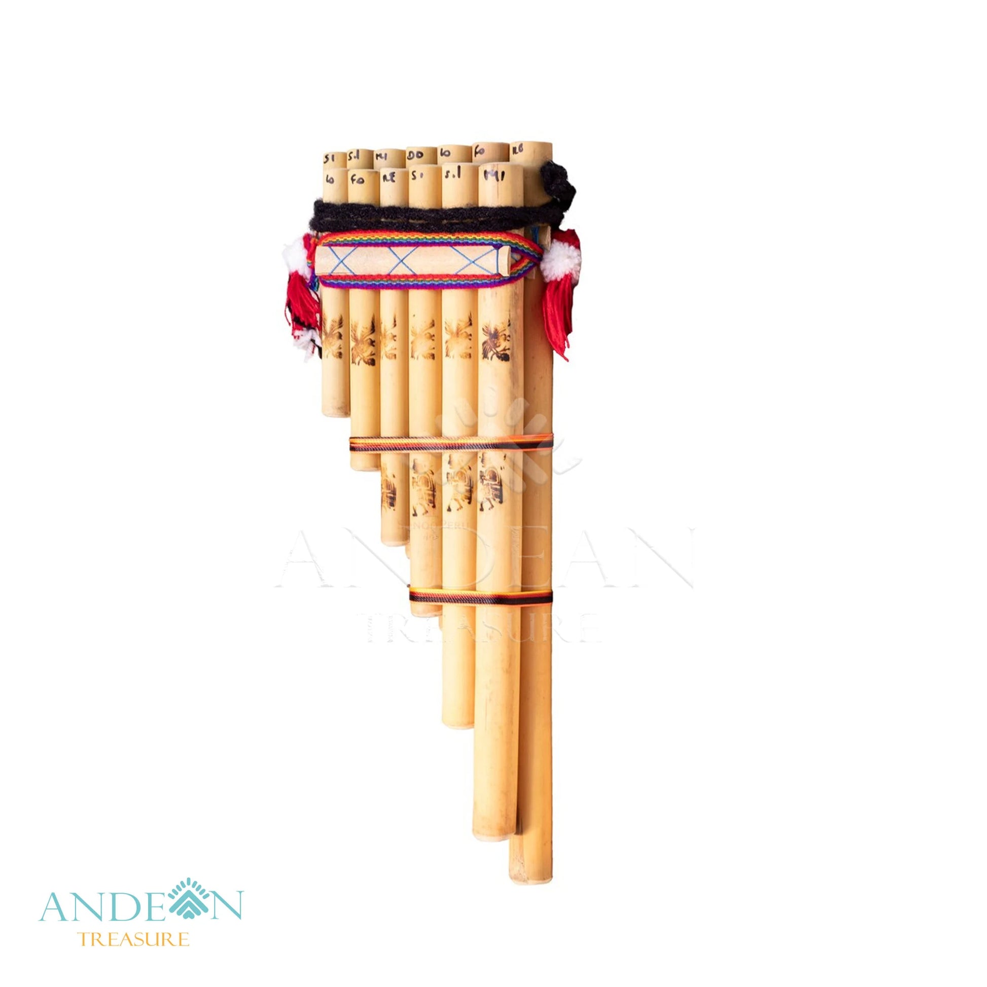 Authentic Handmade Bamboo Pan Flute, Pan Flute with 13 Feet Pipes/Professional Pan Flute/Wind Instrument/Handmade PIPES