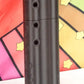 Baflute F# Medium Low Tone Drone Flute, 432Hz Double Chamber Drone Flute, Native American Style Flute, Black