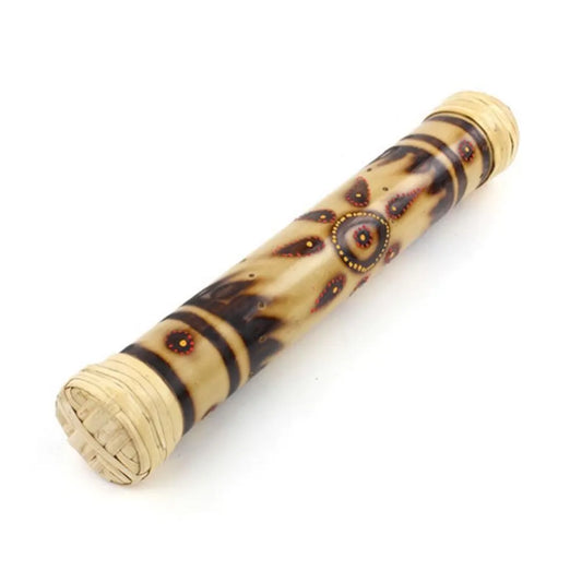 Bajawa Bamboo Dot Painted Rainstick 30 or 60Cm Musical Instrument