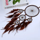 Dream Catchers Retro Deep Coffee 5 Ring Dream Catchers Home Decoration Indian Style Dreamcatcher Wall Hanging Ornament Gift 2025