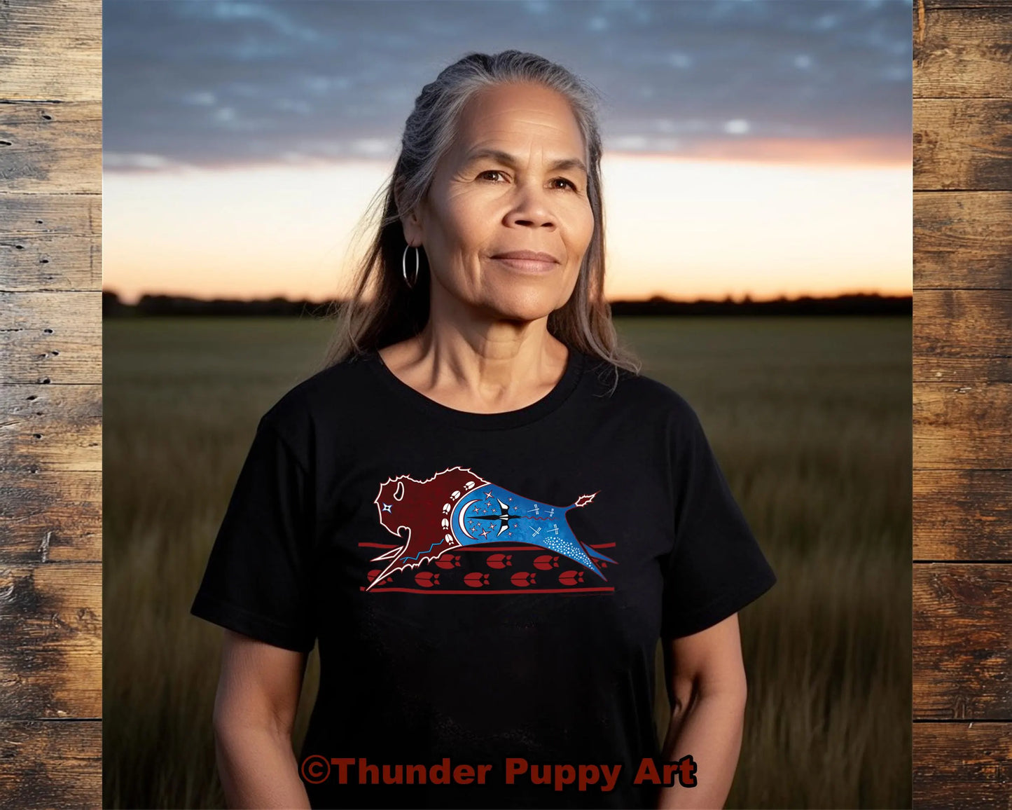 Native American Shirt,Ghost Dance Buffalo,Magpie, Dragonflies, Bison, Pow Wow, Portion Donated. MMIW, Native Hope, Lakota, Unisex T-Shirt