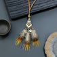 Women Bohemian Ethnic Long Chain Feather Dreamcatcher Skeleton Tassel Pendant Necklace Choker Boho Jewelry Accessories 2021 New