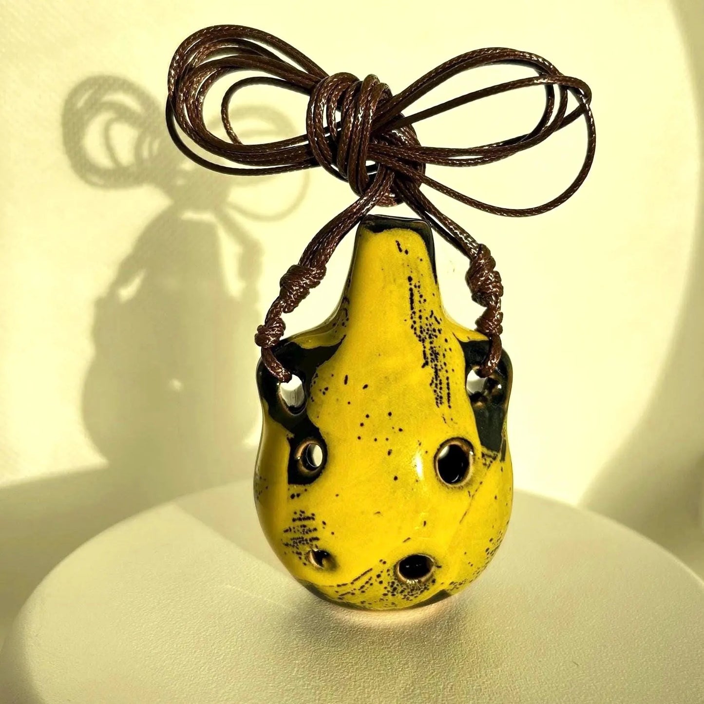 Handmade 6-Hole Ceramic Ocarina Flute, Handcrafted Ceramic Craft Instrument for Music Lovers, Unique Gift, Zelda Flute Gift, Sedona Gift