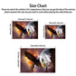 Majestic Eagle Sunset Rug for Elegant Homes | Wildlife Art Area Rugs | Luxury Living Room Decor Skid Resistant Carpet
