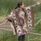Unisex Alpaca Wool Poncho. (Gray Wolf Spirit) Exclusive Handcrafted by Indigenous Hands! Unisex. One Size. FREE SHIPPING! Gift Ideas.