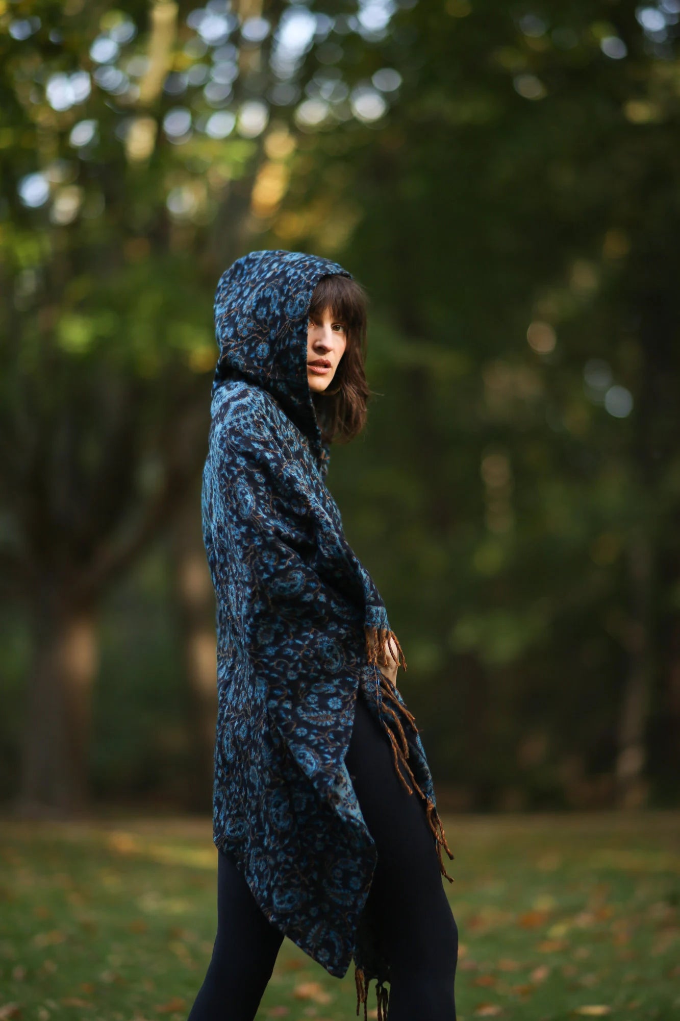 Wool Poncho. Hooded Poncho. Stylish Long Poncho. Unisex. Cape. Cape. Festival. Hippie Poncho.
