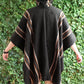 SALE 25% OFF* Men'S Alpaca Llama Wool Hooded Poncho Light and Warm in Natural Colors with Ethnic Andean Designs
