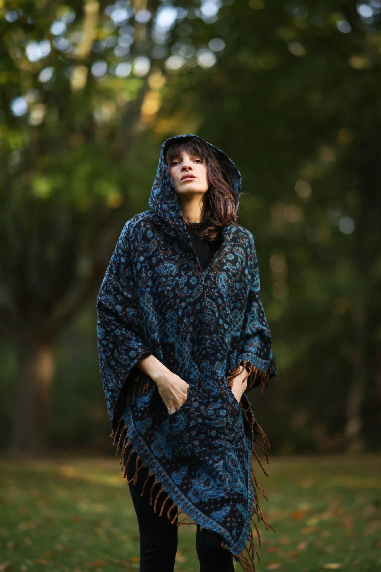 Wool Poncho. Hooded Poncho. Stylish Long Poncho. Unisex. Cape. Cape. Festival. Hippie Poncho.