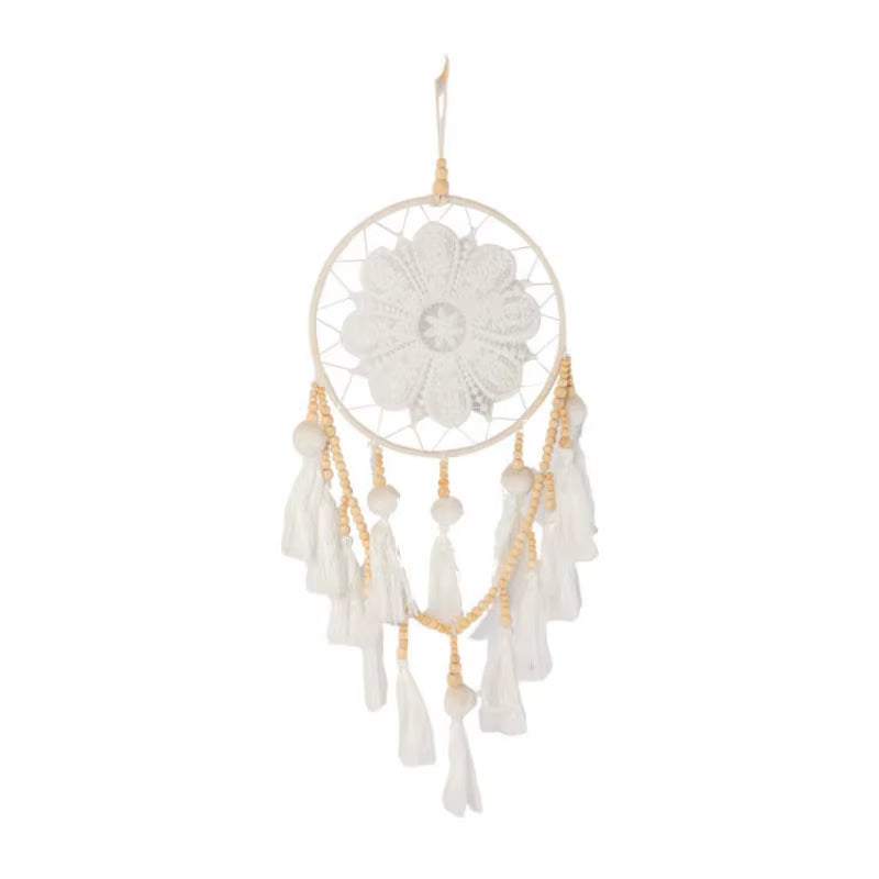 Beaded Indian Dreamcatcher Pendant Weaving Handmade Decoration Wall Hanging Bedroom