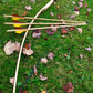 64" Bow & Arrow Combo - Longbow + 3 Arrows
