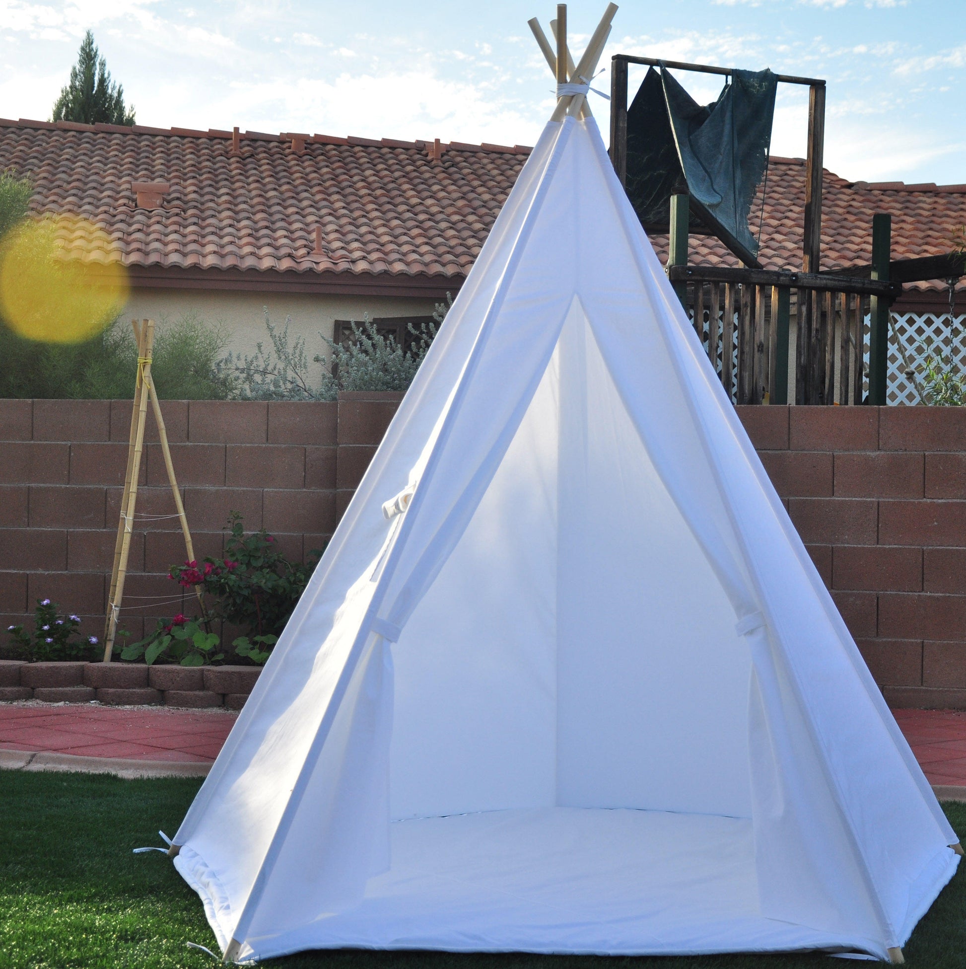 8' Saguaro Canvas Adult Teepee, Wedding Teepee, Event Teepee Kids Teepee, Kids Play Tent, Childrens Play House, Tipi,Kids Room Decor