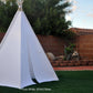 On Sale: Natural Canvas Plain Teepee, Kids Teepee with Poles, Play Tent, Play House, Tipi,Room Decor
