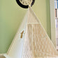 Flora Ivory Lace Canvas Kids Teepee, Play Teepee, Lace Teepee, Kids Play Tent, Childrens Play House, Tipi,Kids Room Decor