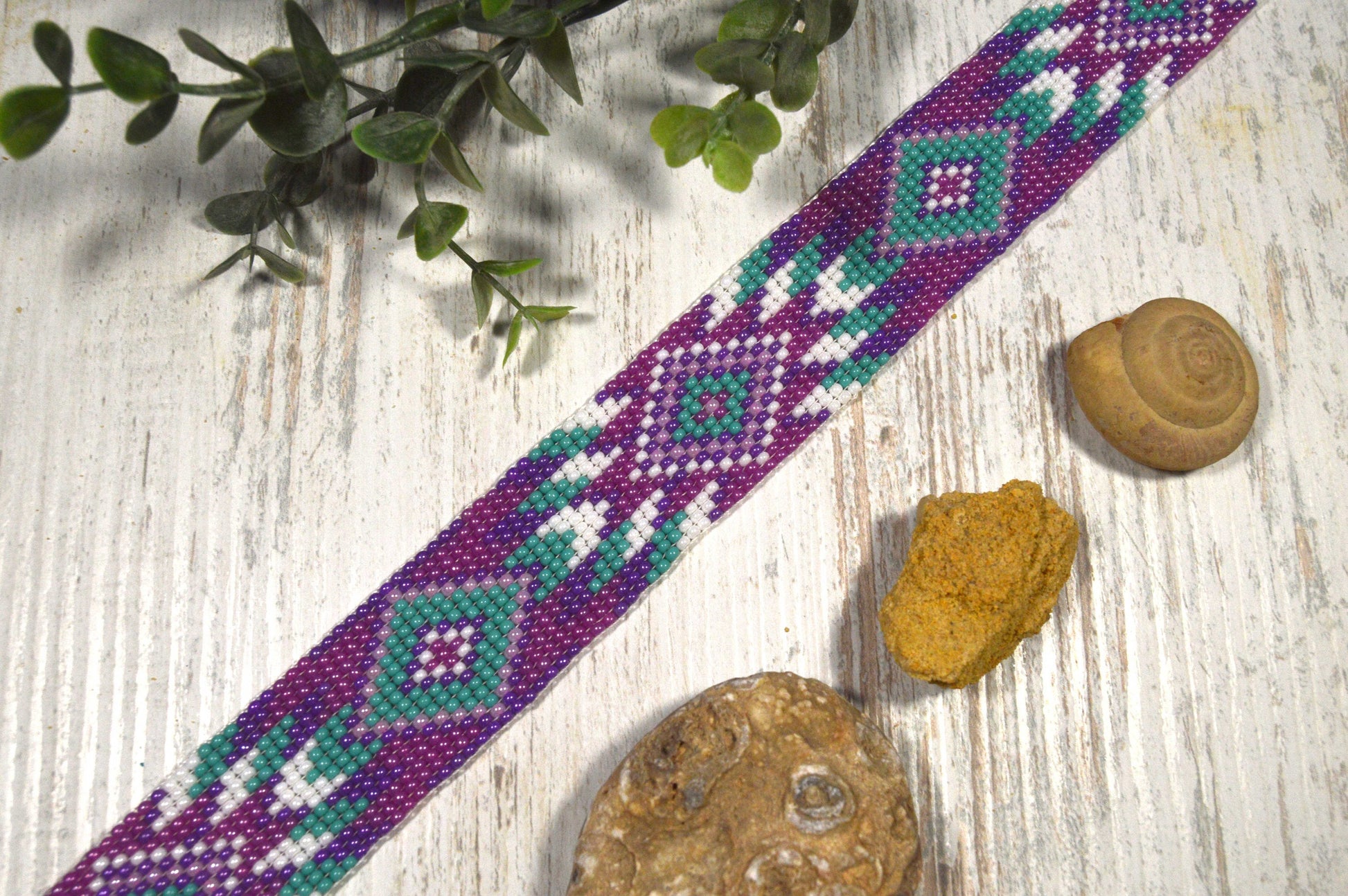Beaded Choker Necklace, Native American Inspired, Boho Beaded Necklace, Own Designer Beaded Choker