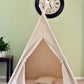 On Sale: Natural Canvas Plain Teepee, Kids Teepee with Poles, Play Tent, Play House, Tipi,Room Decor