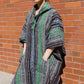 Heavy Cotton Hooded Hoodie Poncho | 100 Percent Cotton - Handmade in Nepal| One Size - Multicolor | Thick Breathable - Kangaroo Pockets