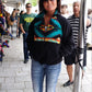 Native American Aztec Fleece Jacket, Men or Women Winter Coat, SOUTHWEST Print, Unisex Sizes, inside Zip Pocket. Choose Your Size XS - XXL
